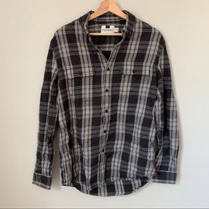 Topman Black Flannel